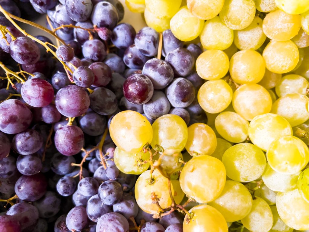 Raisin blanc et noir